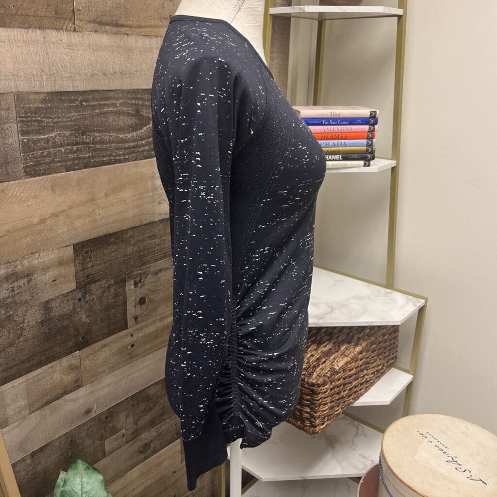 Athleta Long Sleeve Black Running Shirt