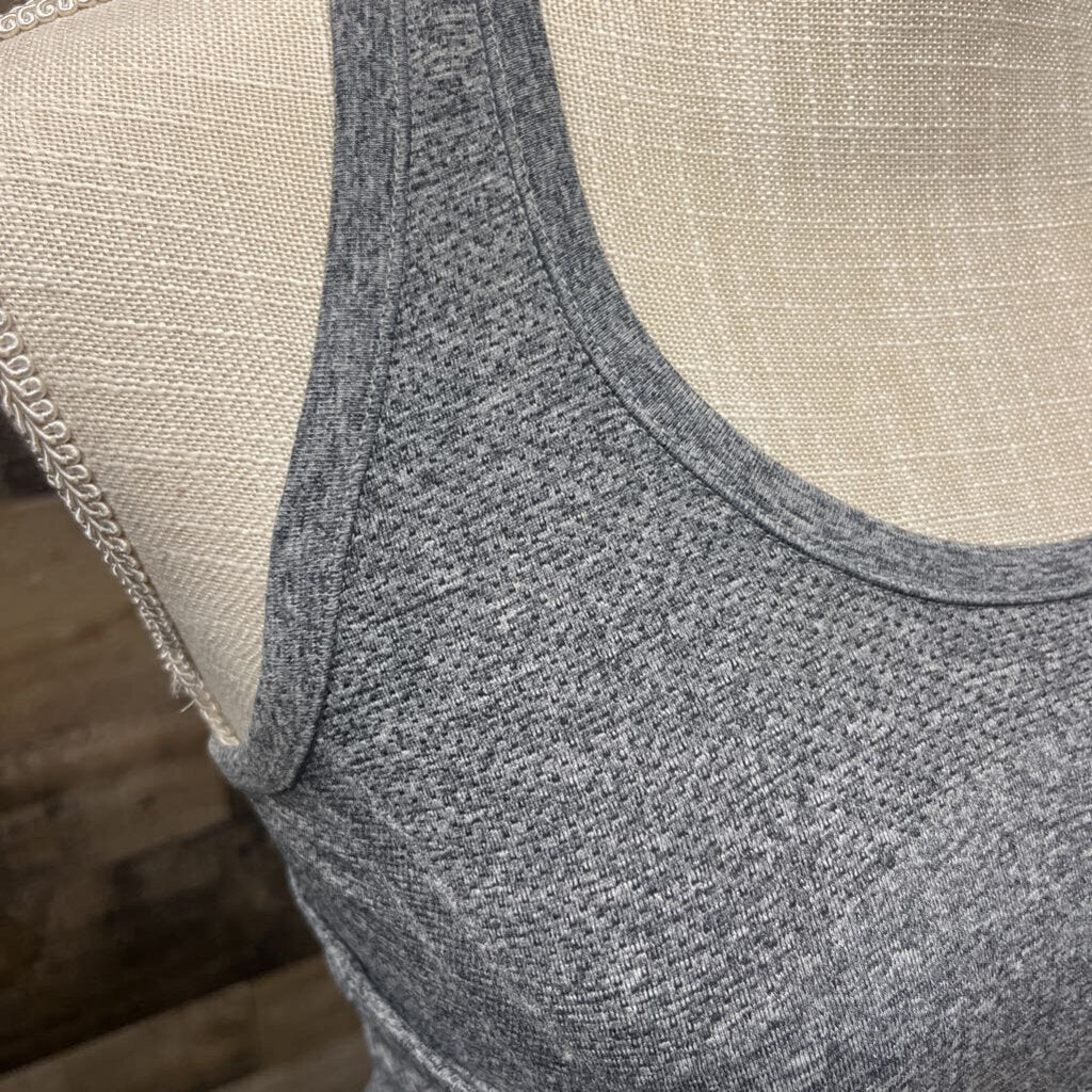 Athleta Racer Back Heather Gray Tank