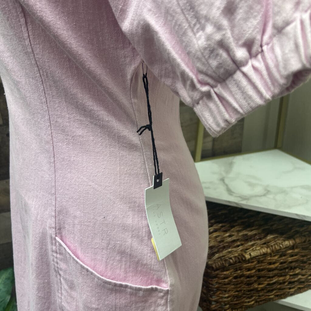 NWT ASTR Pink Denim Dress