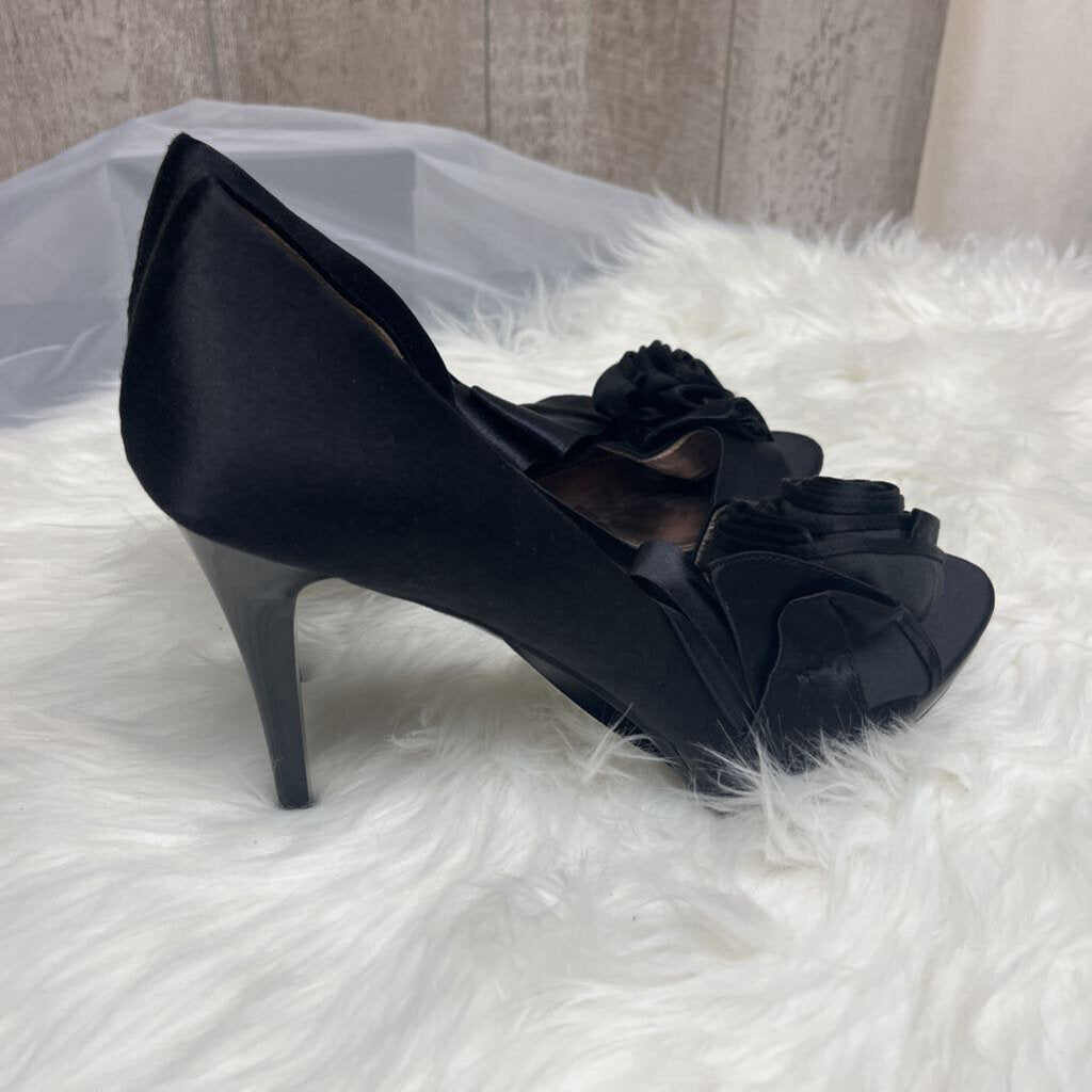 Madden Girl Nude Patten Leather Peep Toe