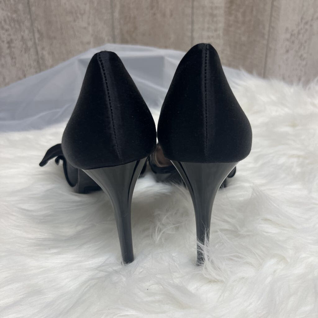 Madden Girl Nude Patten Leather Peep Toe