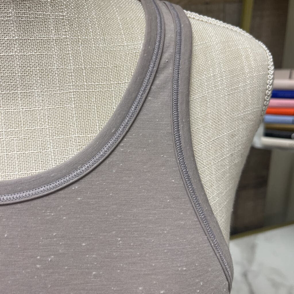 Lululemon Lt Gray Tie Back Tank
