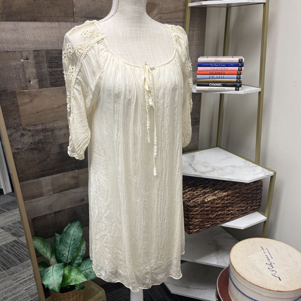 Nieole Ivory Boho Dress
