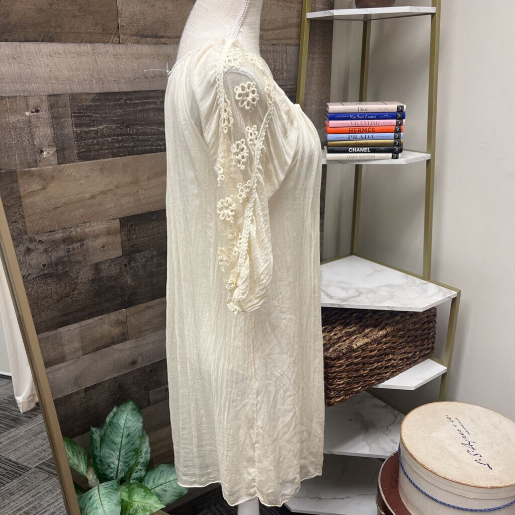 Nieole Ivory Boho Dress