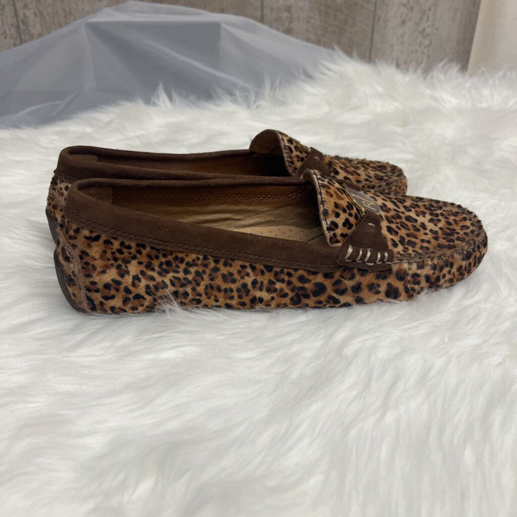 Ralph Lauren Leopard Print Suede Loafers