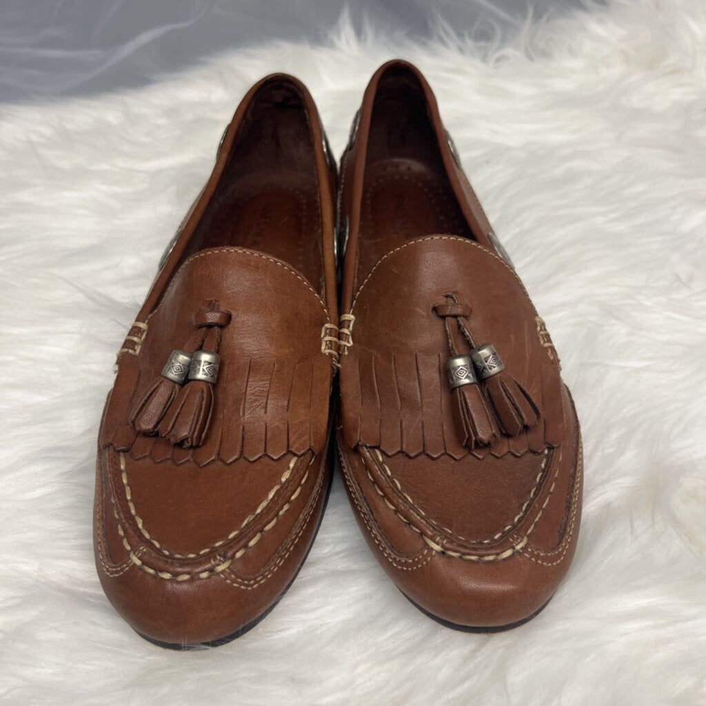 Jones New York Brown Leather Tassel Loafers