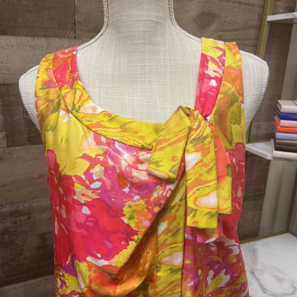 J Crew Floral Silk Yellow & Pink