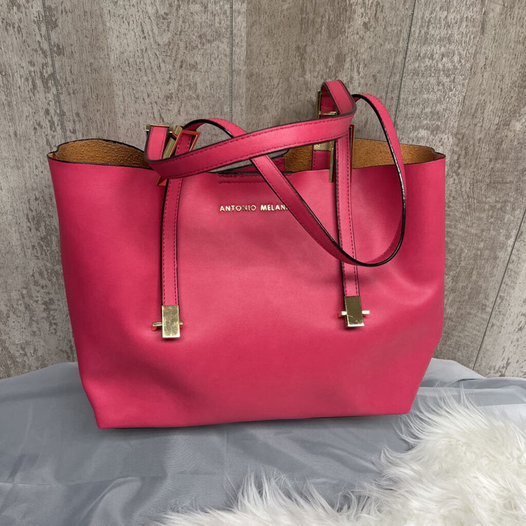 Antonio Melani Pink Leather Tote