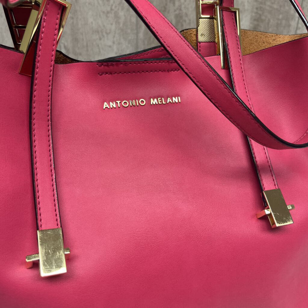 Antonio Melani Pink Leather Tote