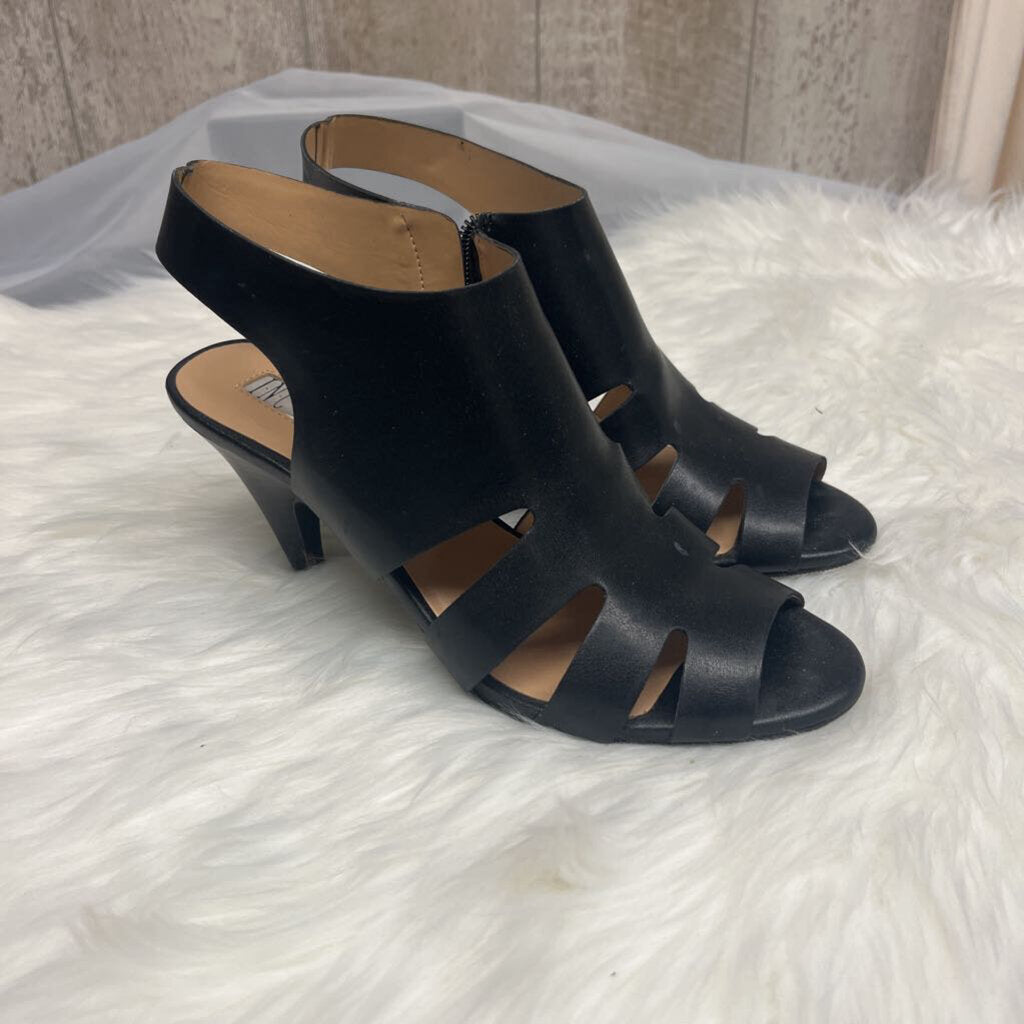 I.N.C International Concepts Black Size Zip Sandal Heel