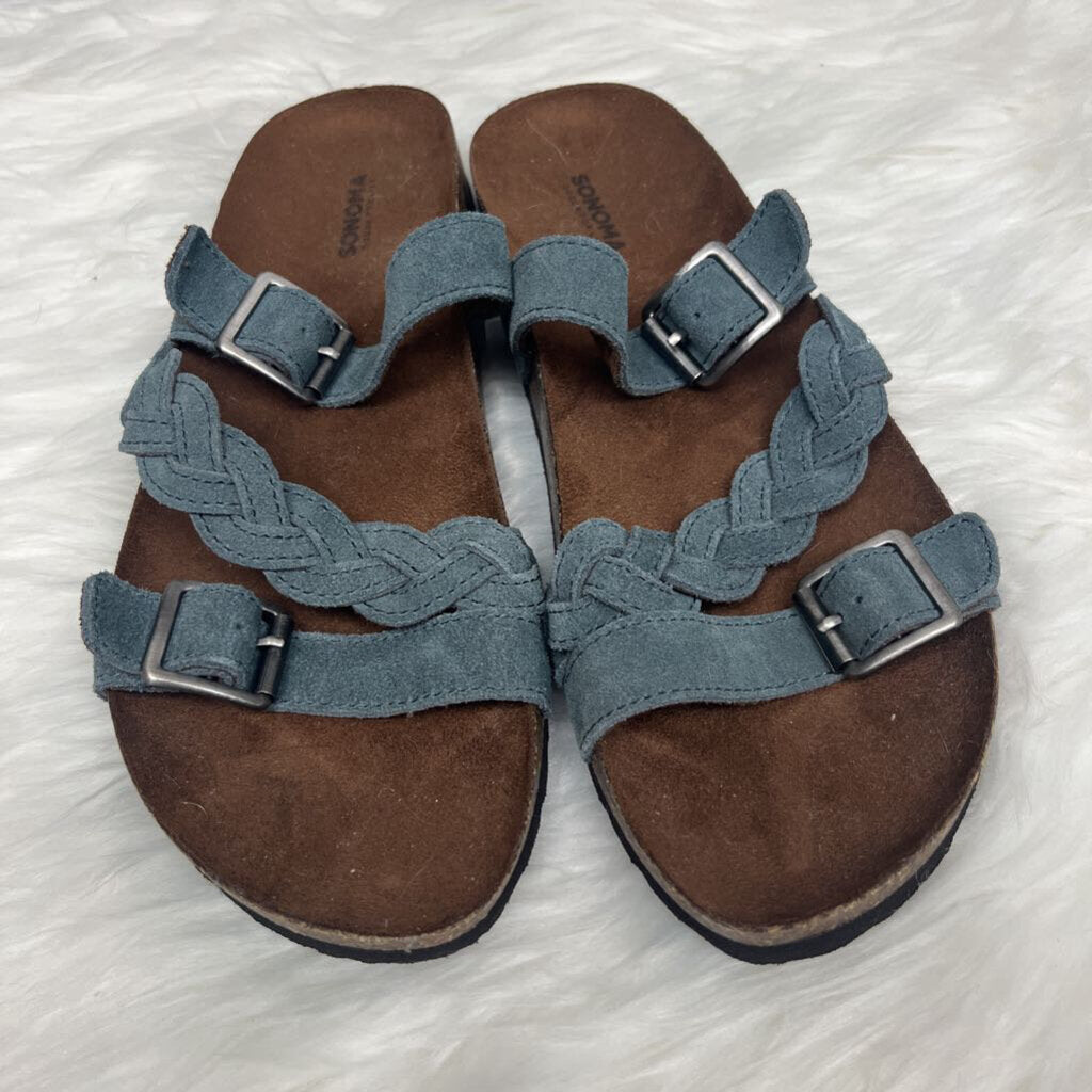 Sonoma Faux Suede Braided Sandals