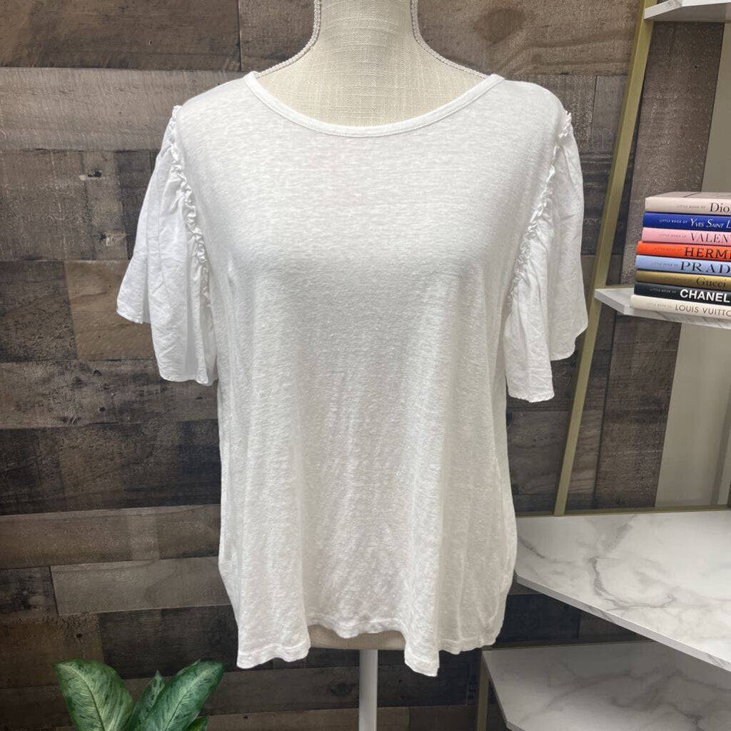 The Loft Linen Cream Puff Short Sleeve Shirt