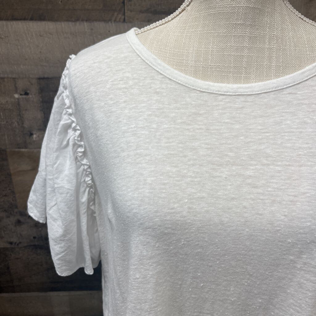 The Loft Linen Cream Puff Short Sleeve Shirt