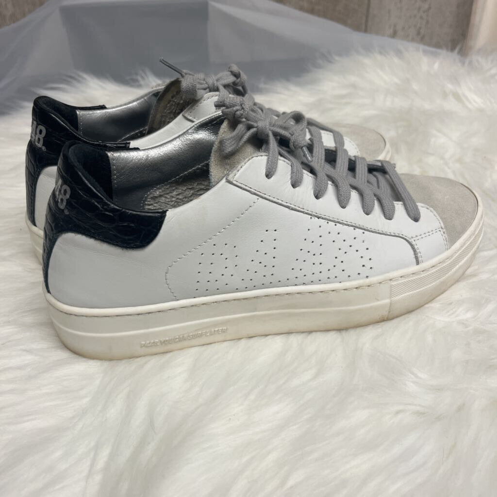 P448 Thea Lowtop Sneaker White/Grey