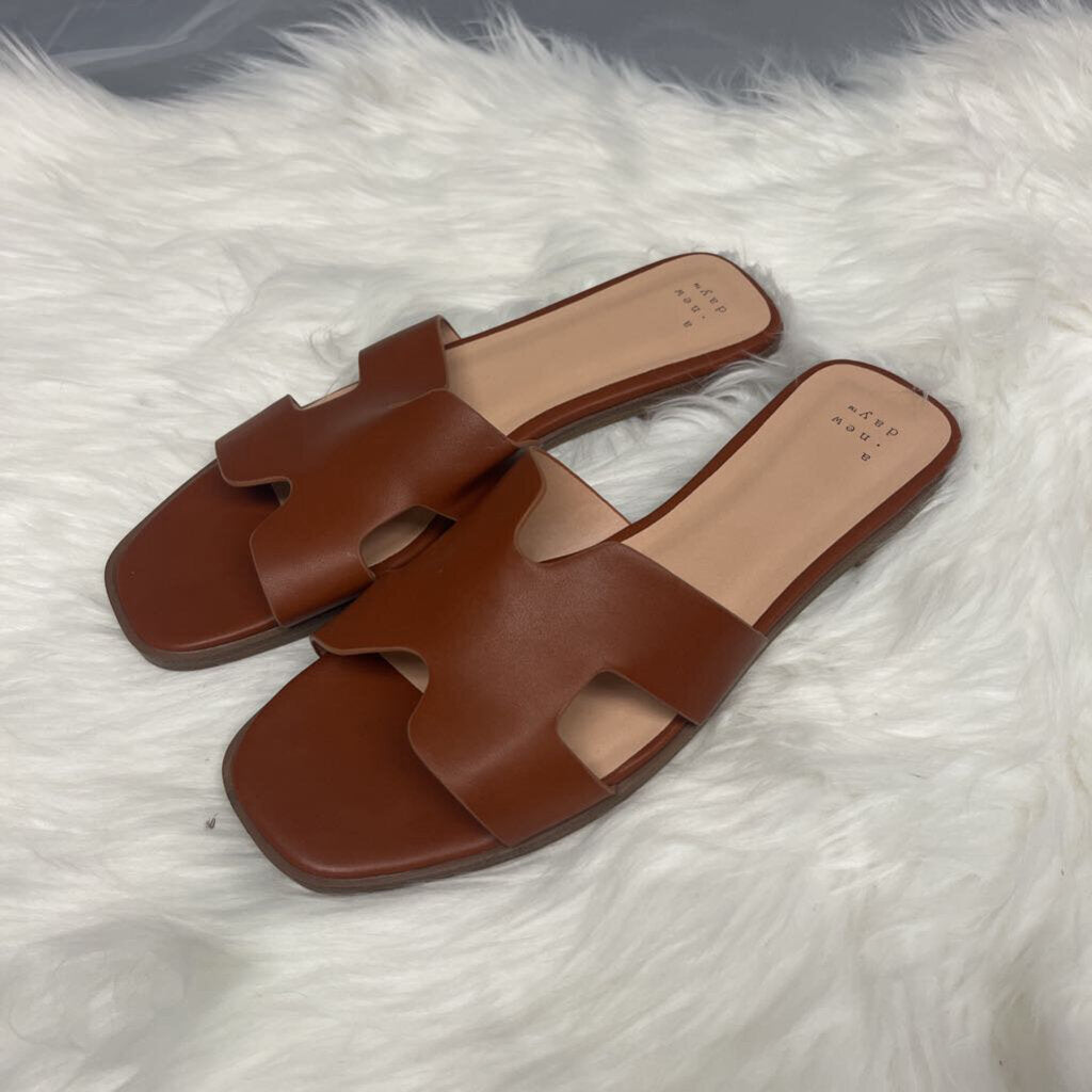 A New Day Tan Slide Sandals