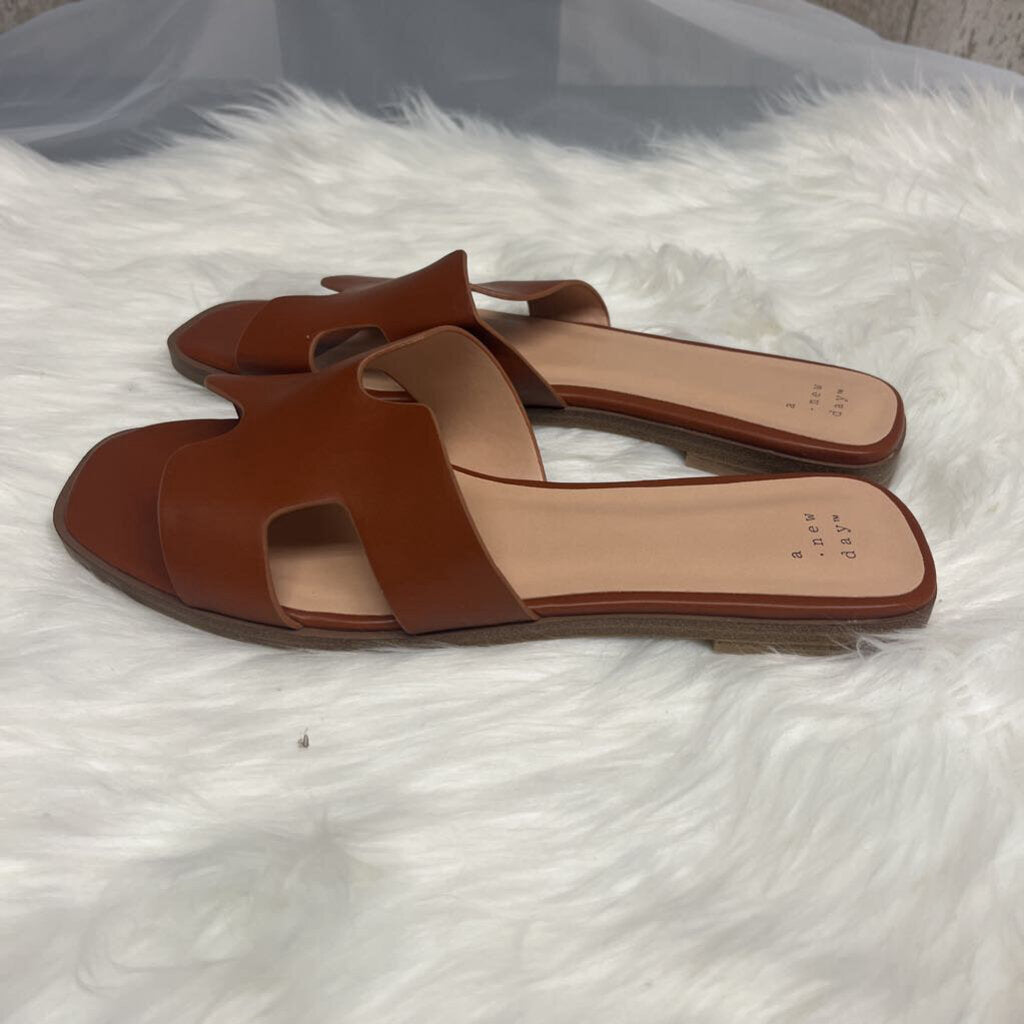 A New Day Tan Slide Sandals