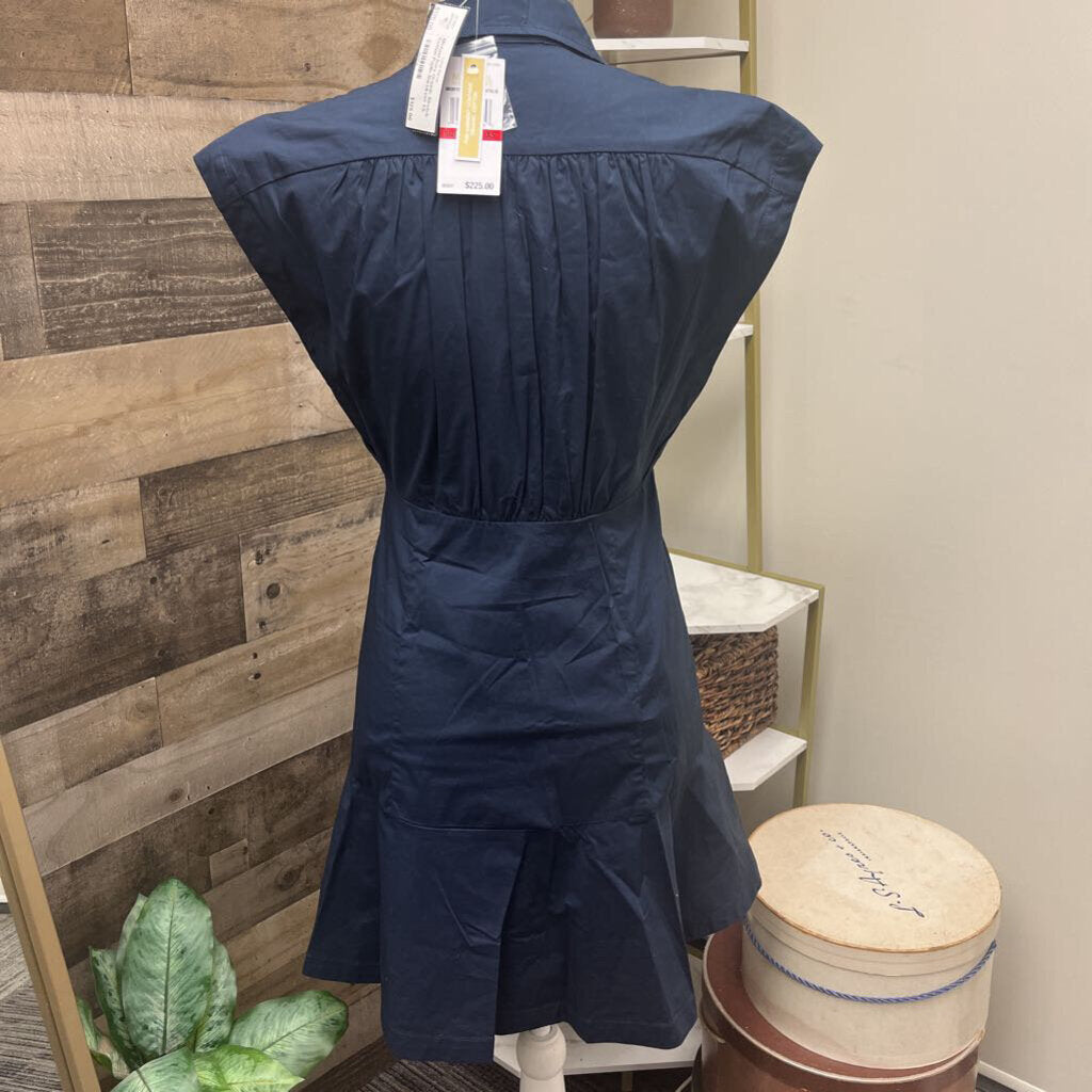 Michael Kors Organic Stretch Cotton Poplin Shirtdress