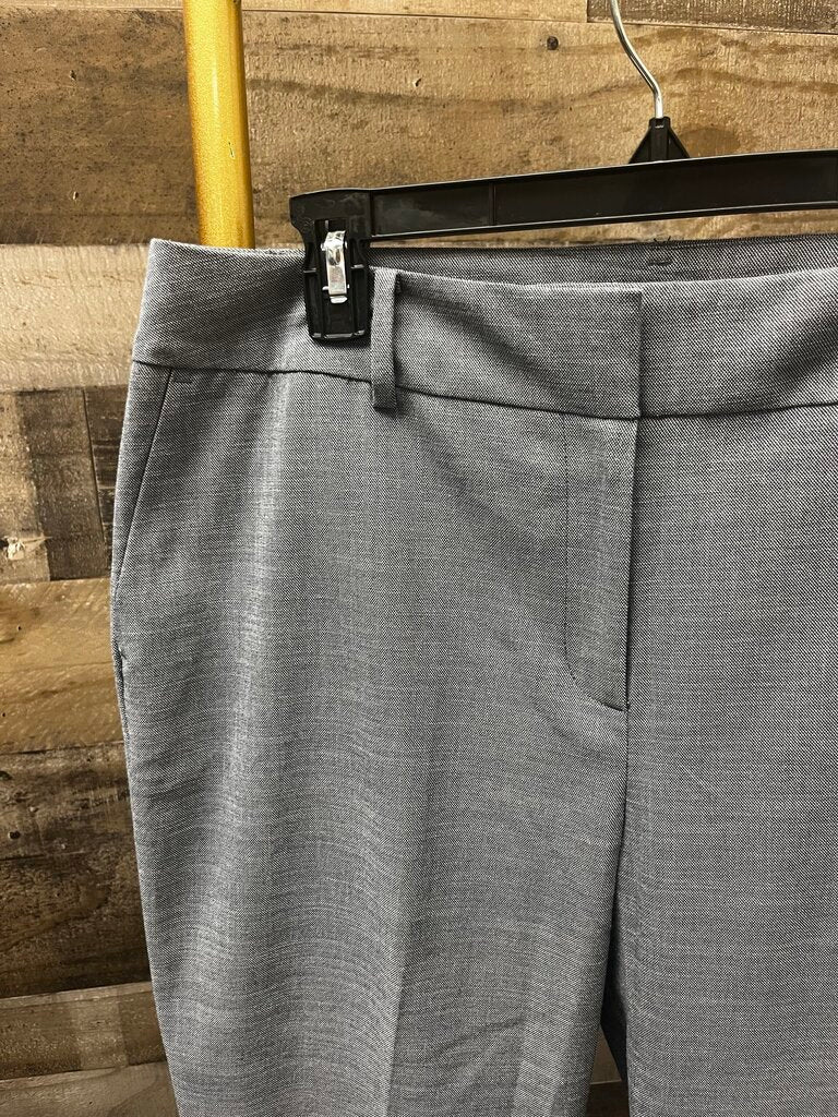 Ann Taylor Curvy Fit Straight Leg Grey Trousers