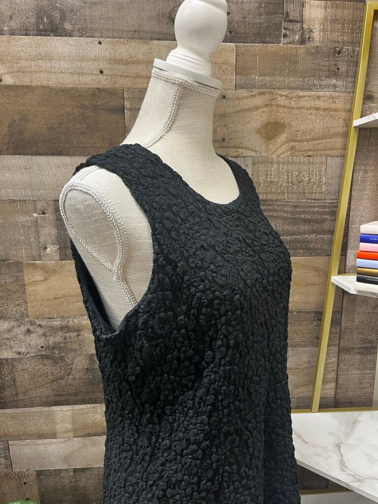 Chicos Women's Elegant Black Lace Sleeveless Top