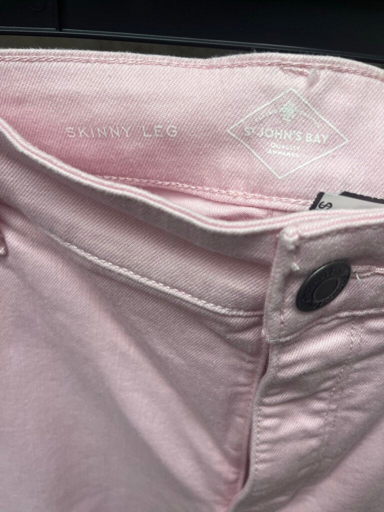 St. John's Bay Women's Light Pink Skinny Leg Jeans