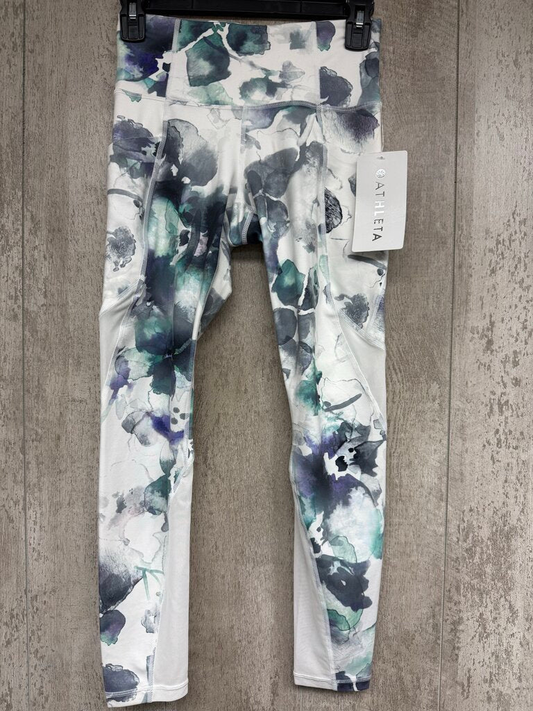 NWT Athleta Floral Mudra 7/8 Tight