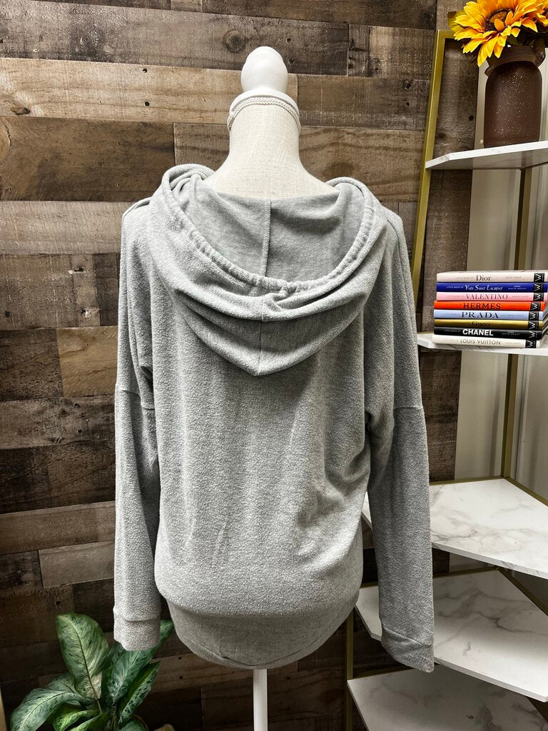 Enti Clothing Grey Oversized Drawstring Hoodie
