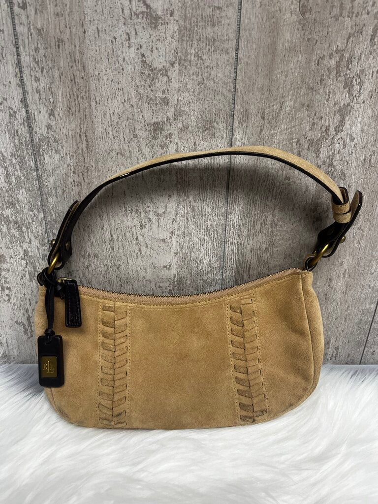Ralph Lauren Mini Suede Crescent Bag