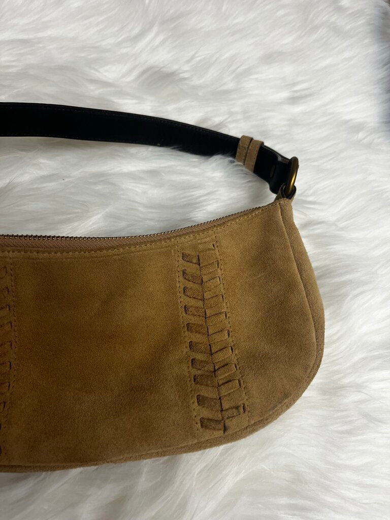 Ralph Lauren Mini Suede Crescent Bag